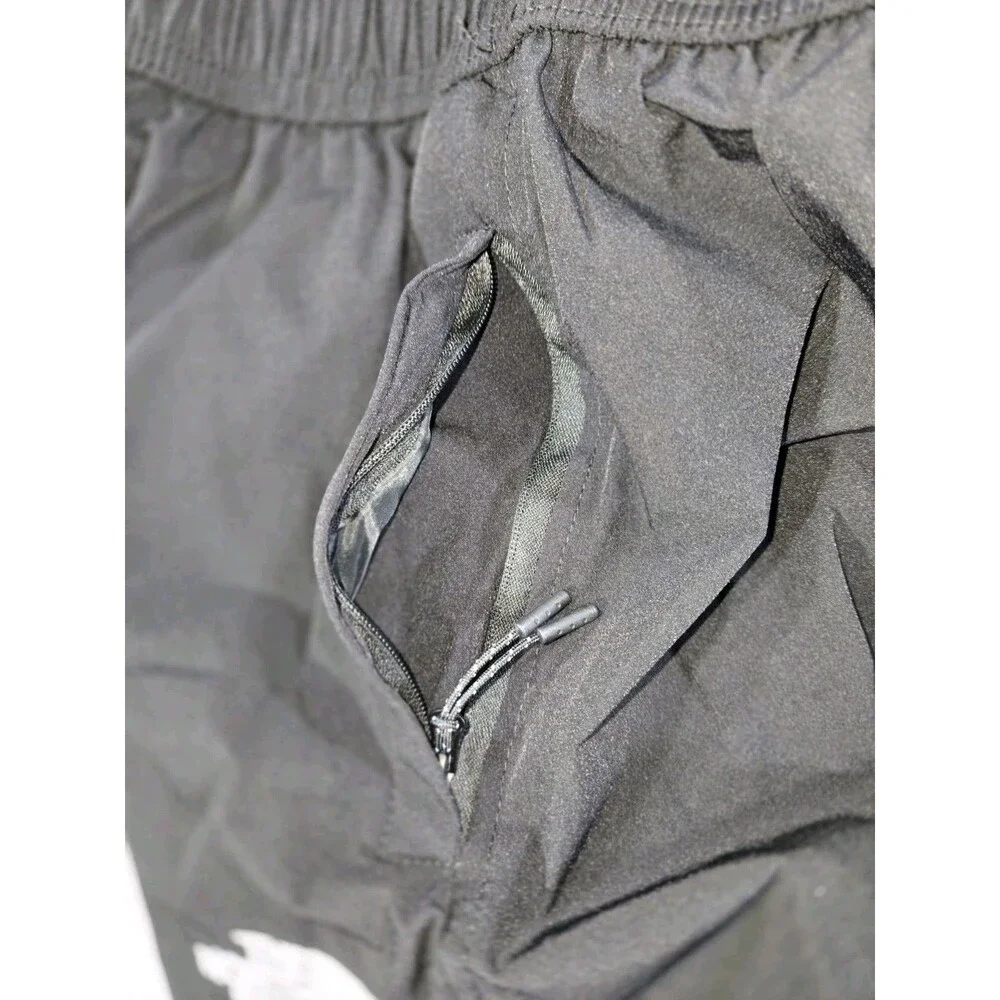 Mens The North Face Jogger Track Pants Black Elastic Waist Zip Pocket 27x28